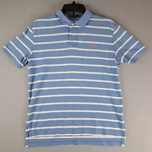 Polo Ralph Lauren Herren Größe M Gestreiftes Poloshirt Kurzarm Freizeit Preppy - Bild 1 von 12