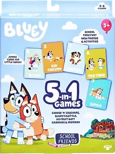 Juego de cartas azul 5 en 1, amigos de la escuela TOTALMENTE NUEVO ENVÍO ACELERADO - Imagen 1 de 1