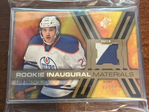 2014-15 SPX Leon Draisaitl Rookie Inaugural Materials SP #47/99 2 Color Patch RC