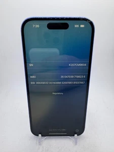 Apple iPhone 16 - Blue - 128GB - as-is for salvage/parts/dissasembly - Photo 1 sur 7