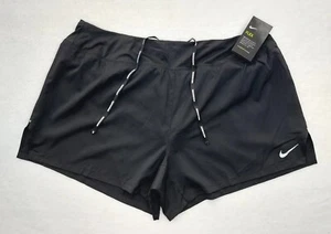 Nike Flex Running Shorts Womens Plus Size 1X Gym Workout Training Athletic Black - Picture 1 of 11