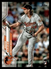 2020 Topps Series 2 Base # 364 - Hunter Harvey - Baltimore Orioles RC