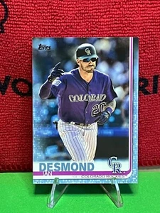 2019 Topps - Ian Desmond #494 - Father's Day Blue /50 - Picture 1 of 2