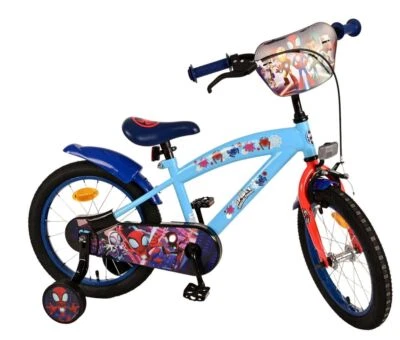 16 Zoll Kinder Jungen Fahrrad Rad Jungenfahrrad Marvel Spidey Amazing Friends  - Bild 1 von 4