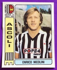 ASCOLI, ENRICO NICOLINI *STICKER FIGURE N.7* SANDWICHES COLLECTION 1981/1982