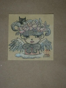 Mari Inukai arte original dibujo post mostrar robot gigante no es una impresión - Imagen 1 de 2