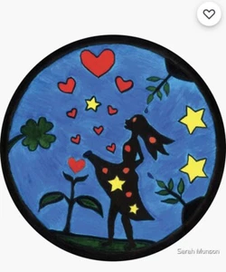 Sticker, Kiss Cut, Vinyl, Original, Watercolor Art, Durable, CaringCreation - Picture 1 of 3
