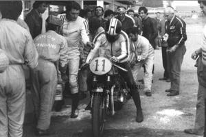 Triumph Trident 750cc Vanni Blegi 1973 Italian Grand Prix at Monza photo - Picture 1 of 1