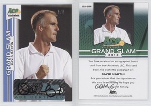 2013 Ace Authentic Grand Slam Blue /5 David Martin #BA-DM1 Auto