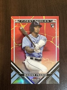 2022 Topps Finest Wander Franco Finest Rookies Kintsukuroi Red/Gold SSP.Ebay1/1