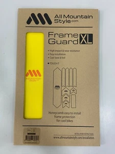 All Mountain Style AMS Frame Guard  Protection Stickers XL Yellow Orange - Picture 1 of 8