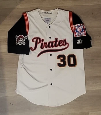 RARE LN STARTER VTG Throwback 1939 Pittsburgh Pirates Paul Skenes Jersey 30 Sz L - Image 1 of 4