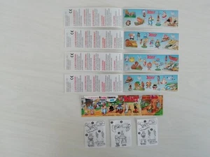 Kinder BPZ ancien Astérix (2 séries) plus dessins montage - Photo 1/2