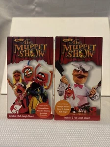 Vintage Media VHS (2) Best Of The Muppet Show Brooke Shields Diana Ross Bob Hope - Picture 1 of 20