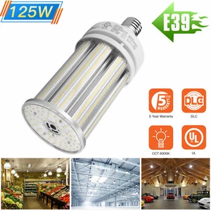 UL Retrofit LED Corn Light Bulb 125W High Bay Lamp Replace 400W MH HPS HID 6000K - Picture 1 of 7