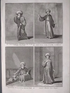 Picart Osmanisches Reich Radierung 1741 Türkei Türkische Richter Effendi Iman - Bild 1 von 4