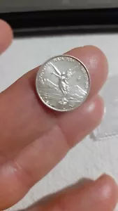 MEXICO Messico 1999 ARGENTO Silver LIBERTAD 1/20 Oz .999 PLATA, rare - Foto 1 di 4