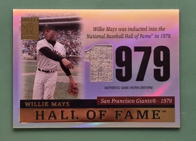 2004 Topps Tribute Hall of Fame Relic Willie Mays GU Jersey #TR-WM4 (MEM) - Image 1 of 2