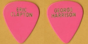 Eric Clapton 1991 Live In Japan concert tour w/ George Harrison rare Guitar Pick - Picture 1 of 3