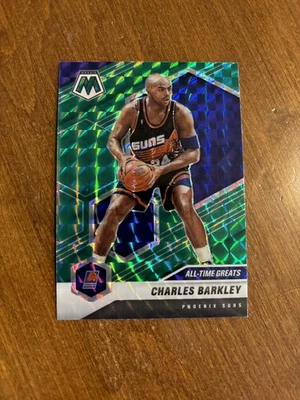 Charles Barkley 2020-21 Panini mosaico verde #281 Phoenix Suns 76ers castaño rojizo patio Foto 1 de 2
