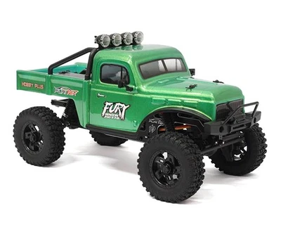 Furitek FX118 Fury Wagon 1/18 RTR Brushless Rock Crawler (Green) [FTK-FUR-2413] - Image 1 of 4