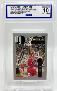 Pegatina UD International MJ 1998-99 #32 Michael Jordan Chicago Bulls NBA CCG 10 - Imagen 1 de 2