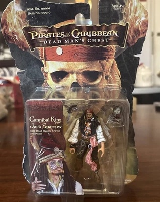 Disney Piratas do Caribe Baú de Homem Morto Canibal Rei Jack Sparrow Novo - Imagem 1 de 4