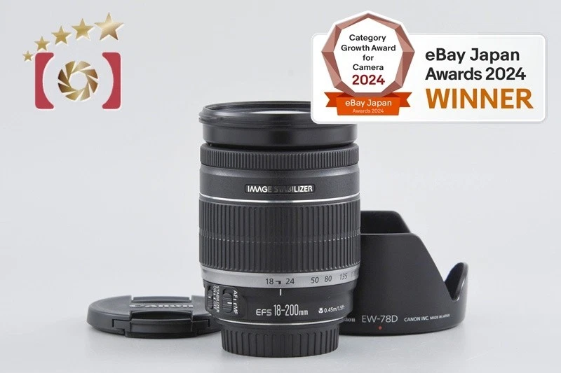 Canon EF-S 18-200mm Focal Camera Lenses for sale | eBay