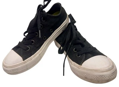 Zapatillas Converse Chuck Taylor II Negras All Star Con Lunarlon Niño Juvenil Talla 12 Foto 1 de 4
