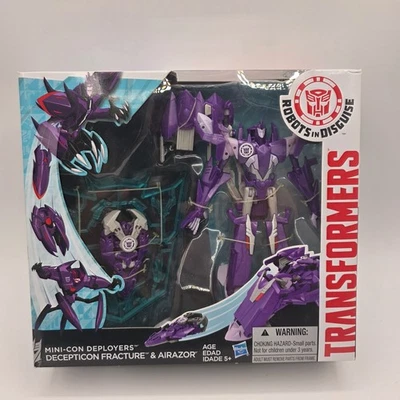 NEW Sealed Transformers MiniCon Deployers Decepticon Fracture & Airazor (2014)! - Image 1 of 4
