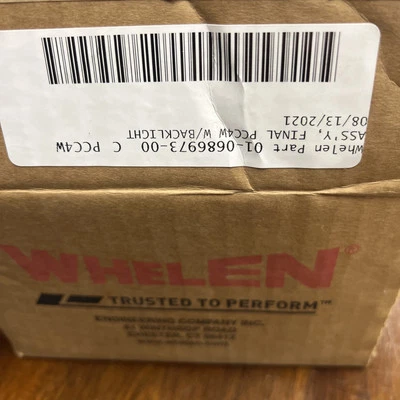 Whelen Federal Signal Pcc4w Power Control Center 4 Switch W/ Backlight