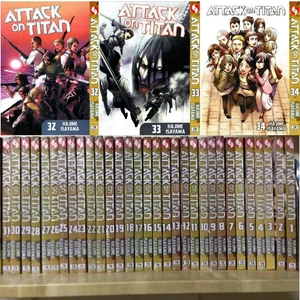 ATTACK ON TITAN Manga Englisch Band 1-34 Komplettsatz Comic von Hajime Isayama - Bild 1 von 24