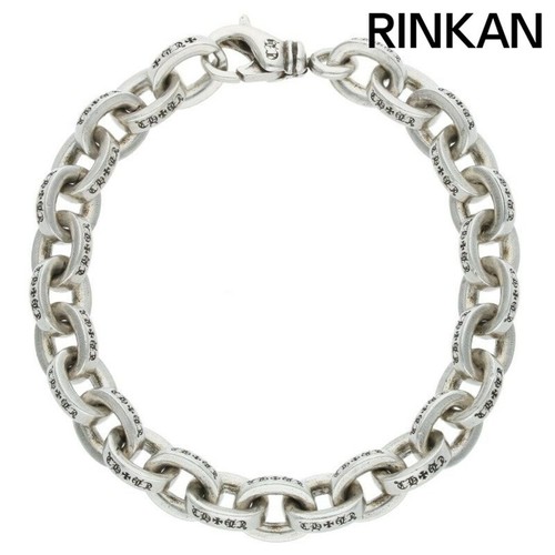 CHROME HEARTS Bracciale uomo argento catena CHN carta GRANDE cuori cromati 7 pollici usato8e0d47