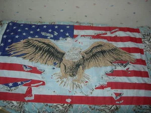 Drapeau Etats Unis avec aigle 150 x 89 cm - Picture 1 of 1