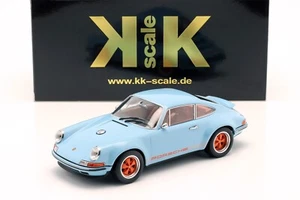 PORSCHE 911 COUPE SINGER Gulf Blue/Orange L.E.1/1000 - 1/18 KK-Scale - Picture 1 of 5