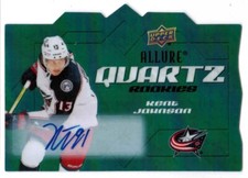 22/23 2022 UPPER DECK ALLURE KENT JOHNSON AQ-KJ QUARTZ ROOKIES AUTOGRAPH AUTO