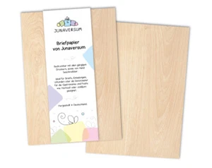 Briefpapier Holz Briefbogen Motivpapier für Einladungen Hochzeit Geburtstag - Bild 1 von 4