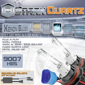 35W / 55W Xenon HID Bulbs High/Low Beam Head Light - 9007 Replacement 6000K (B) - Picture 1 of 3