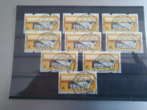 ATM Deutschland, Michel 5, 2-10cent, mit € unten, gest. Köln - Bild 1 von 1