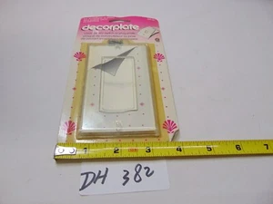 Decorplate copertura piastra spina plastica trasparente WP-01 NOS nuovo interruttore luce decorazione - Foto 1 di 6