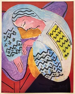 HENRI MATISSE RARE 1946 1ST EDITION FINE ART LITHOGRAPH PRINT " LE REVE " 1940 - Picture 1 of 11