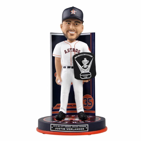 Justin Verlander Houston Astros 2019 American League Cy Young Bobblehead MLB Cover
