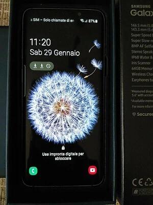 SAMSUNG Galaxy S9 SM-G960F IP68 IRIS SCANNER LILAC PURPLE 5.8" 64/4GB dual sim - Immagine 1 di 4