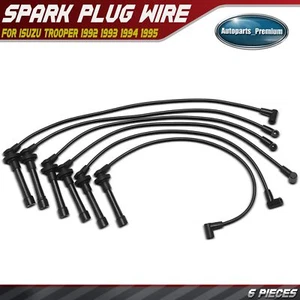 Juego de 6 cables de bujía para Isuzu Trooper 1992 1993 1994 1995 V6 3,2 L SOHC de gas - Imagen 1 de 9