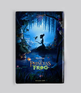 THE PRINCESS AND THE FROG (2009) - 2" x 3" MOVIE POSTER MAGNET (disney tiana)