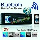 Car Radio Bluetooth Stereo 1 Din Head Unit In Dash Mp3/Usb/Sd/Aux/Fm