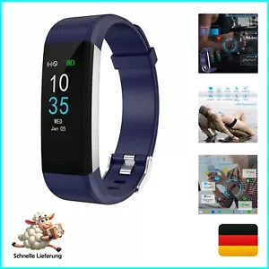 LEBEXY Fitness Armband Schrittzähler, Fitness Tracker mit Herzfrequenzmesser ... - Bild 1 von 8