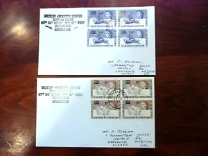British Antarctic Terr Scott #25,26 Survey 1977 Rothear Point W Grahamland $15 - Foto 1 di 3
