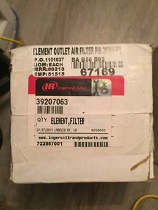 NEW Ingersoll Rand / Pentair 39207063 FP32124J-PS Element Outlet Air Filter - Picture 1 of 2