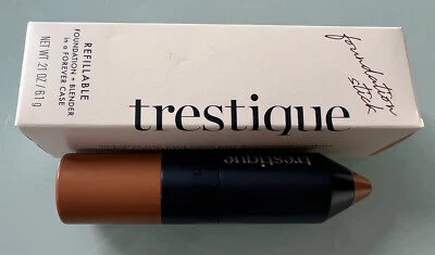 TRESTIQUE Refillable Foundation Blender Stick Forever Case  Waikiki Tan NEW - Image 1 of 4